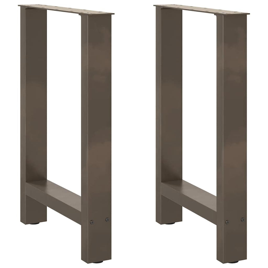 Salontafelpoten Staal Naturel 50 x (72-73) cm