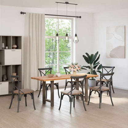 Salontafelpoten Staal Naturel 50 x (72-73) cm