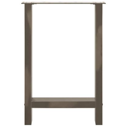 Salontafelpoten Staal Naturel 50 x (72-73) cm