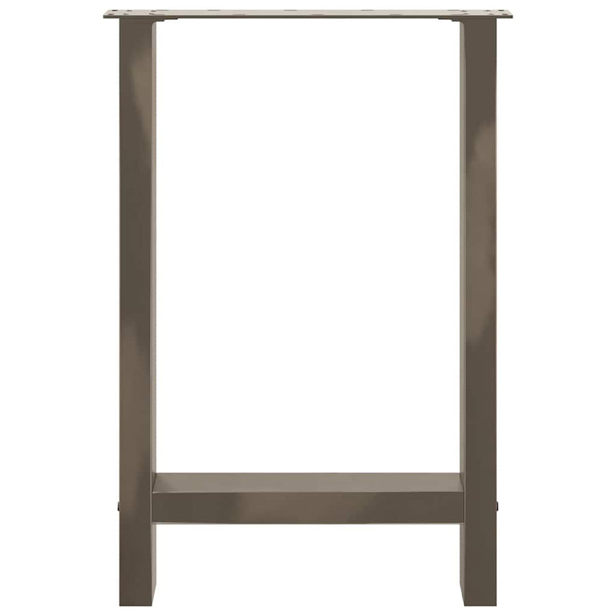 Salontafelpoten Staal Naturel 50 x (72-73) cm