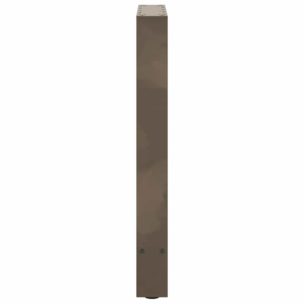 Salontafelpoten Staal Naturel 50 x (72-73) cm