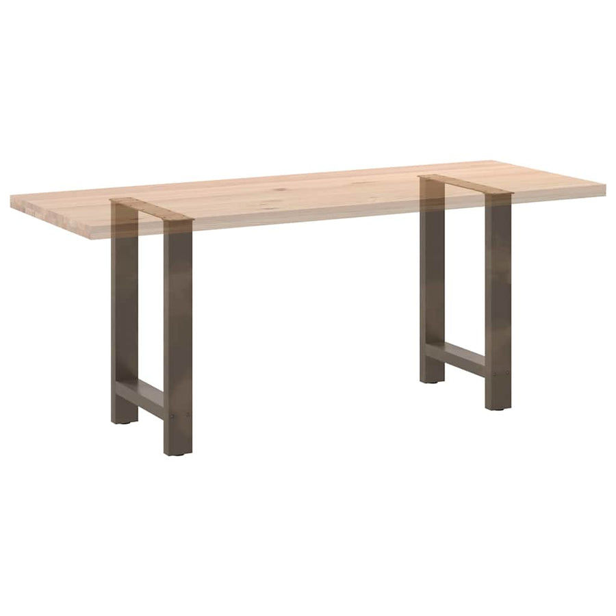 Salontafelpoten Staal Naturel 50 x (72-73) cm