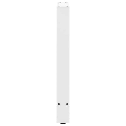 Salontafelpoten 2 st 60x(72-73) cm staal wit