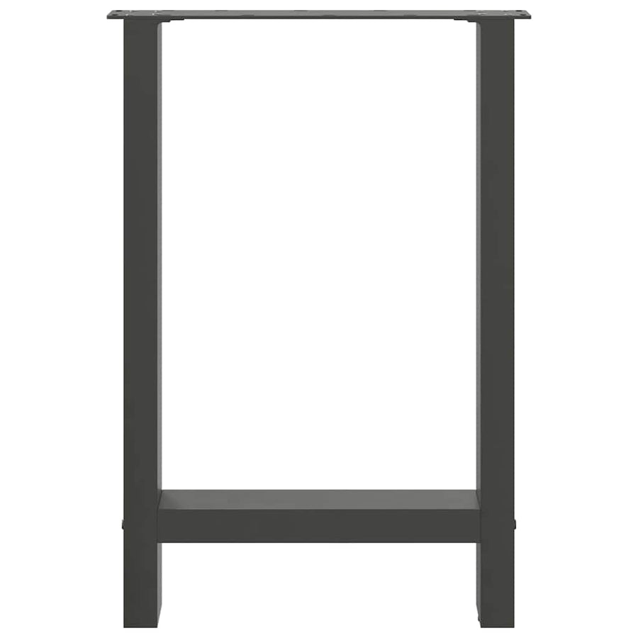 Salontafelpoten 2 st 60x(72-73) cm staal antraciet