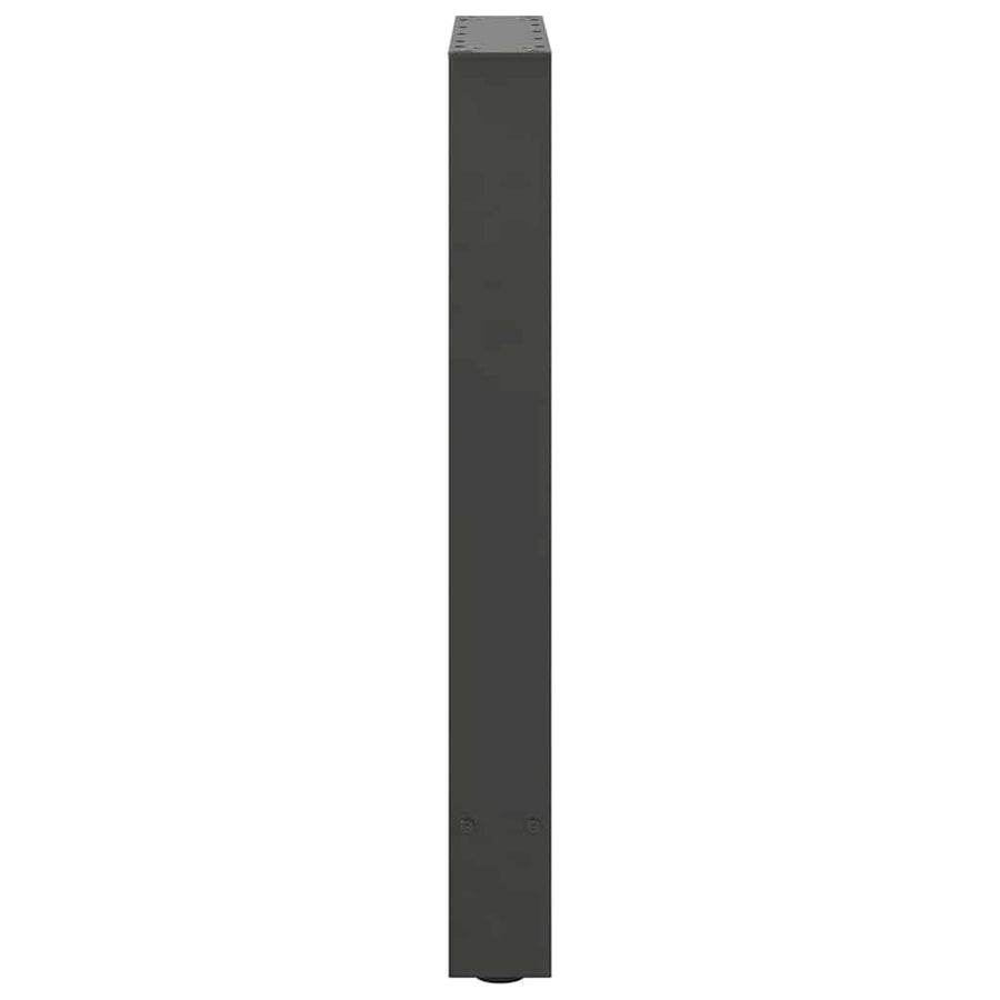 Salontafelpoten 2 st 60x(72-73) cm staal antraciet