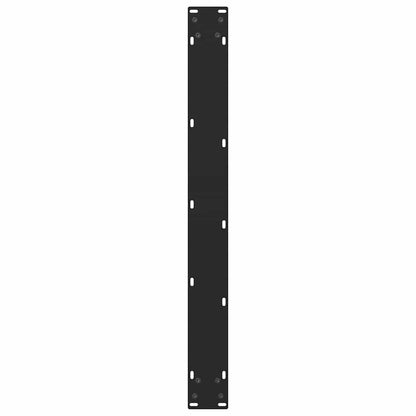 Salontafelpoten 2 st 70x(72-73) cm staal zwart