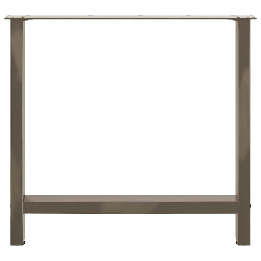 Salontafelpoten Staal Naturel 70 x (72-73) cm