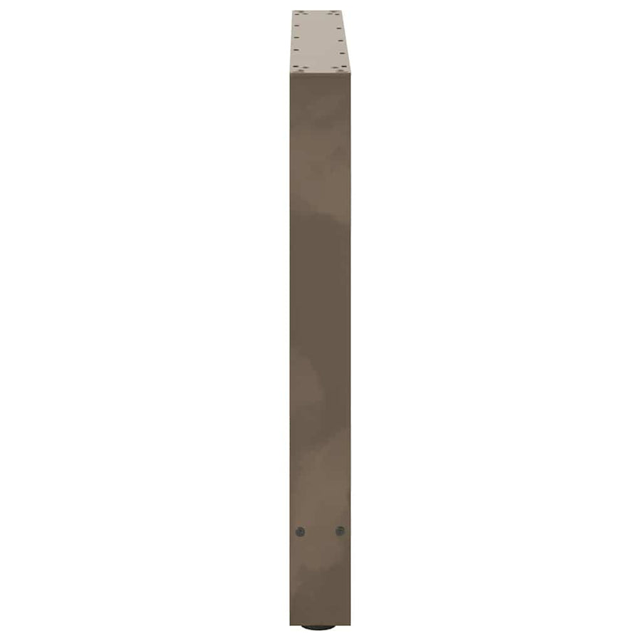 Salontafelpoten Staal Naturel 70 x (72-73) cm