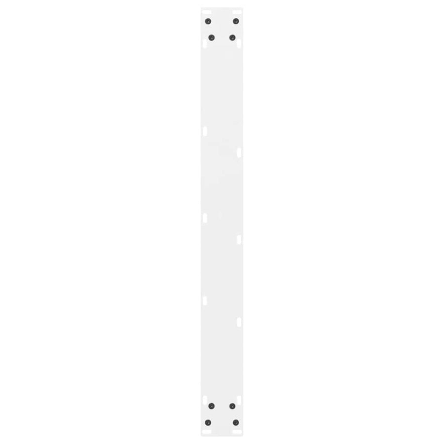 Salontafelpoten 2 st 80x(72-73) cm staal wit