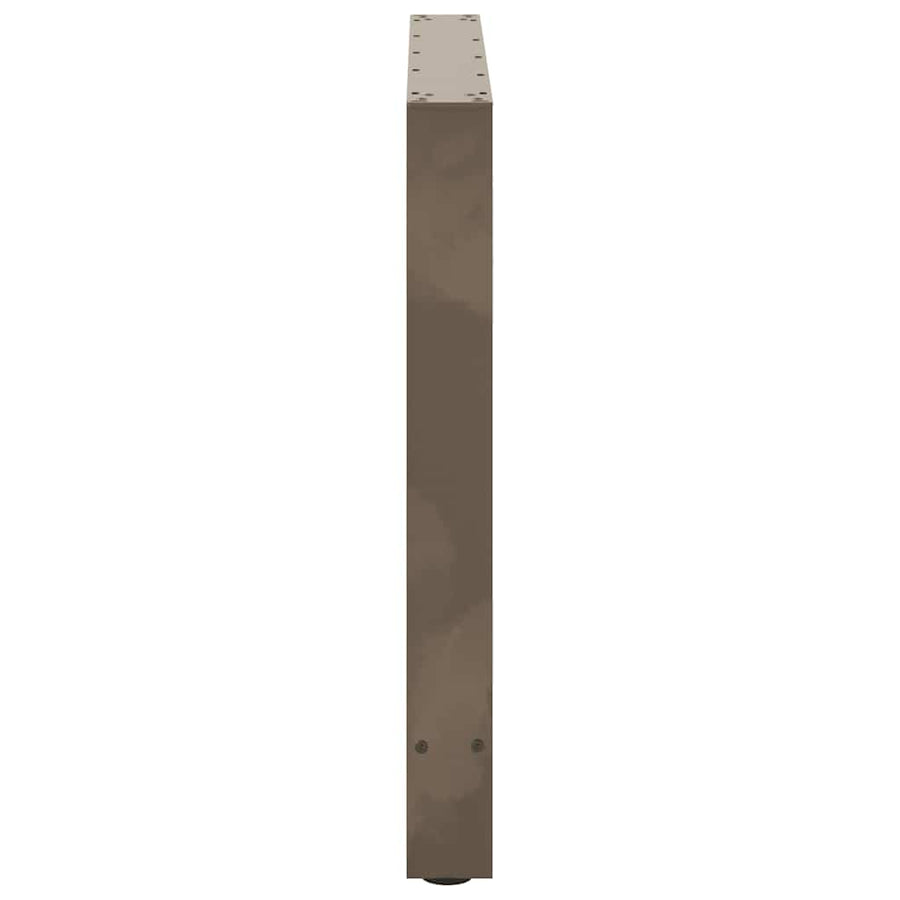 Salontafelpoten Staal Naturel 80 x (72-73) cm