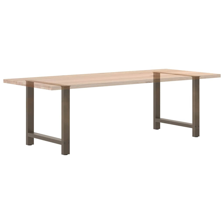 Salontafelpoten Staal Naturel 80 x (72-73) cm
