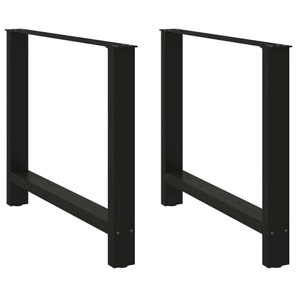 Salontafelpoten Staal Zwart 90 x (72-73) cm