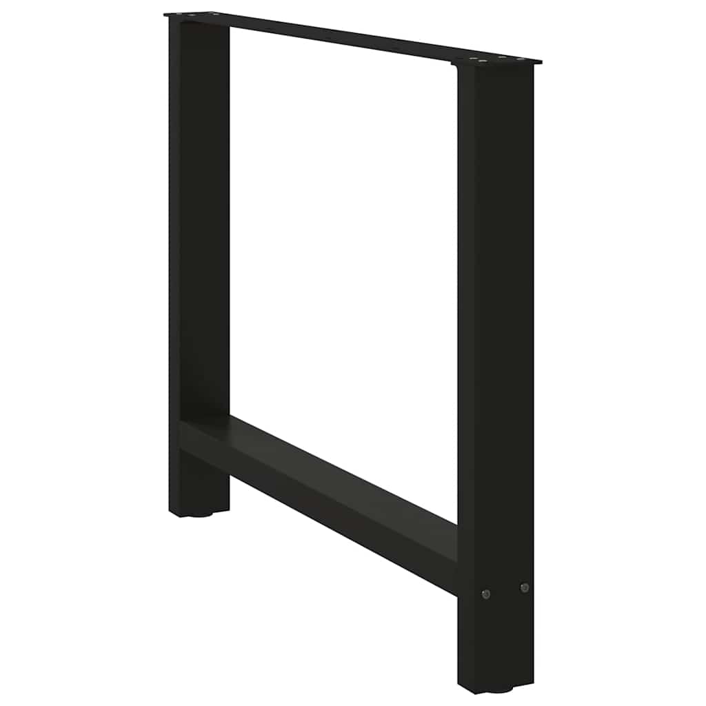 Salontafelpoten Staal Zwart 90 x (72-73) cm