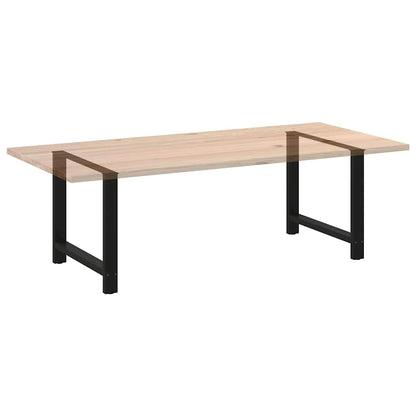 Salontafelpoten Staal Zwart 90 x (72-73) cm