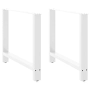 Tafelpoten 2 st 90x72-73 cm staal wit