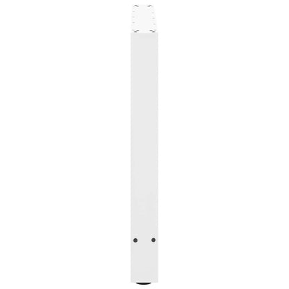 Salontafelpoten 2 st 90x(72-73) cm staal wit