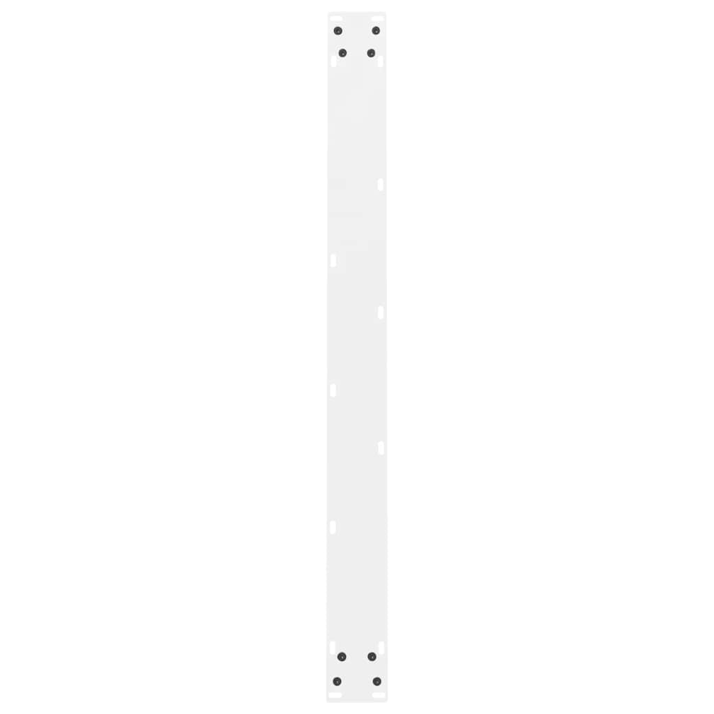 Salontafelpoten 2 st 90x(72-73) cm staal wit