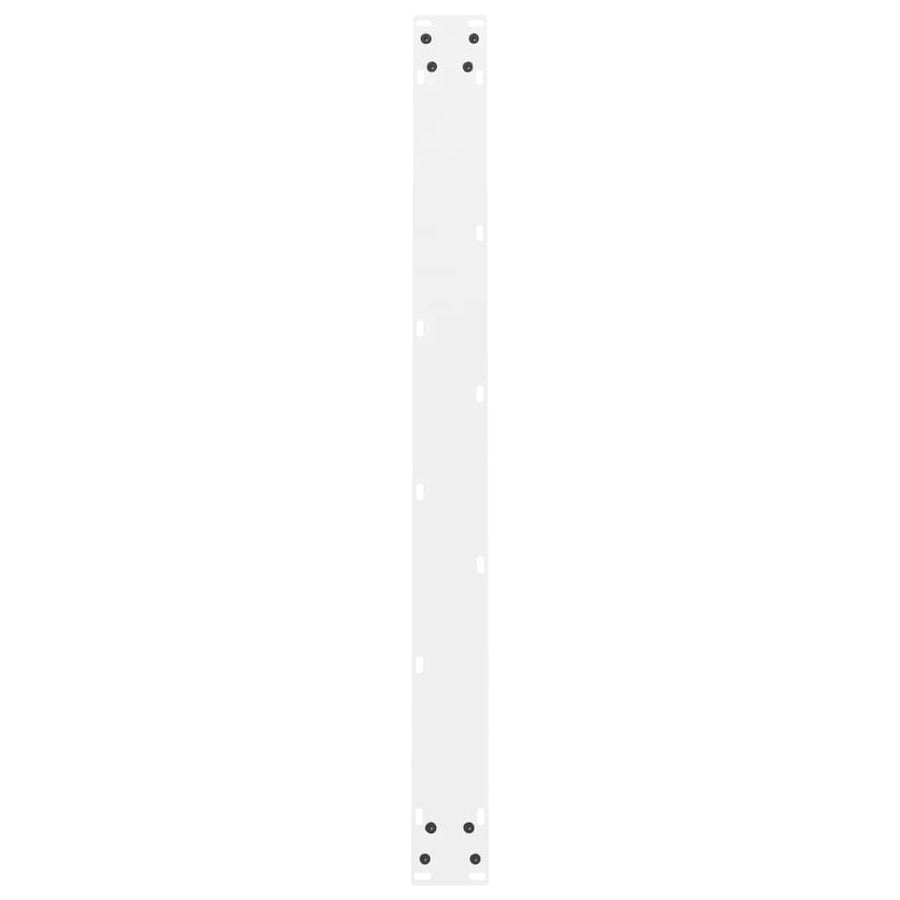 Salontafelpoten 2 st 90x(72-73) cm staal wit