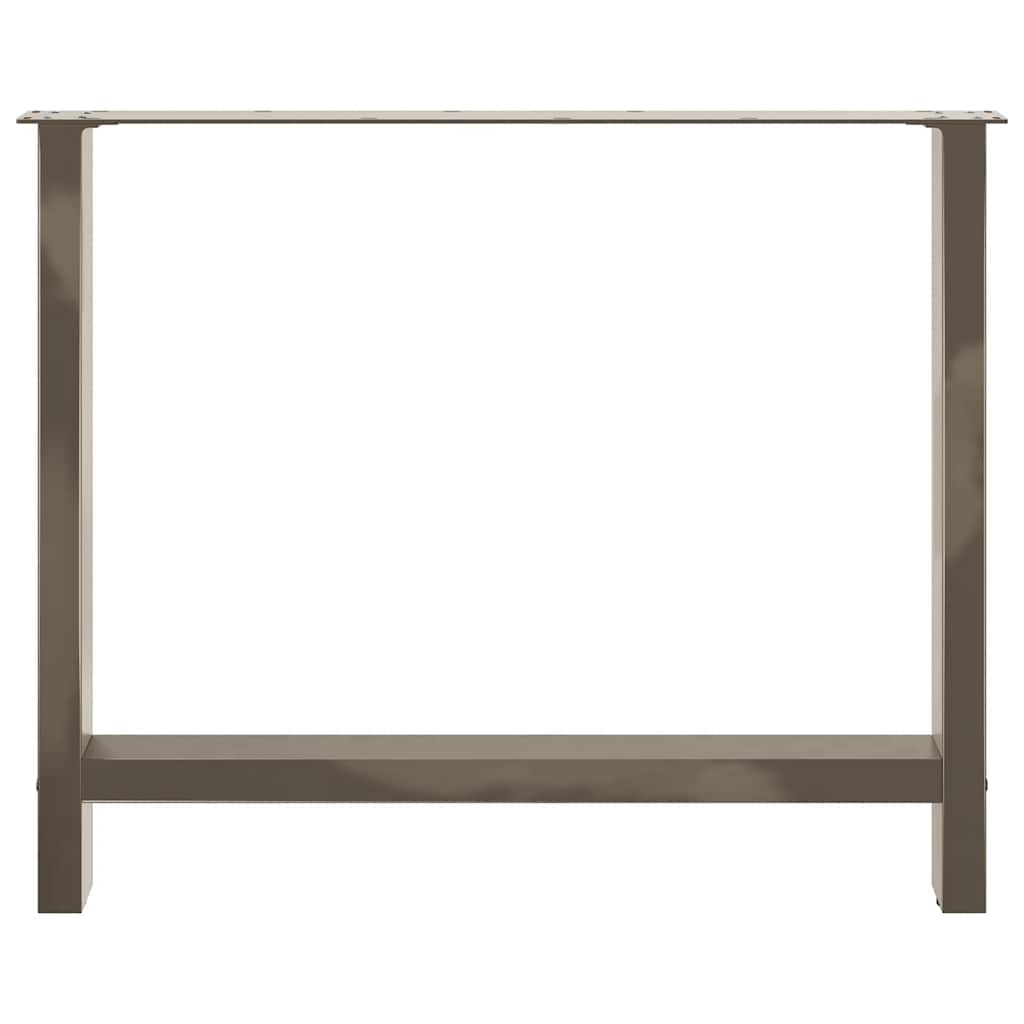Salontafelpoten Staal Naturel 90 x (72-73) cm