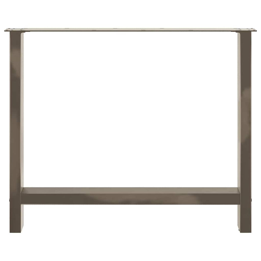 Salontafelpoten Staal Naturel 90 x (72-73) cm