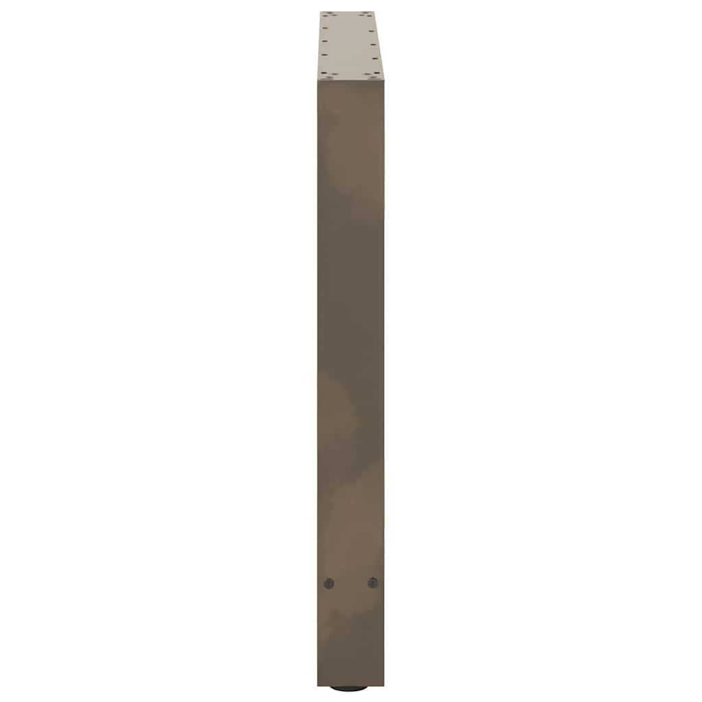 Salontafelpoten Staal Naturel 90 x (72-73) cm