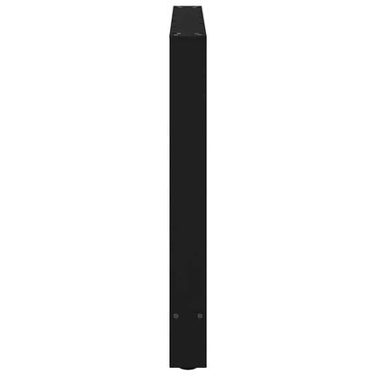 Salontafelpoten 2 st 100x(72-73) cm staal zwart