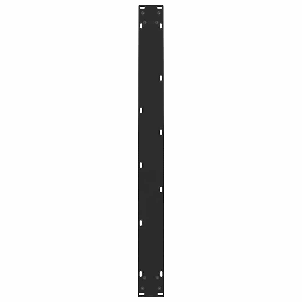 Salontafelpoten 2 st 100x(72-73) cm staal zwart