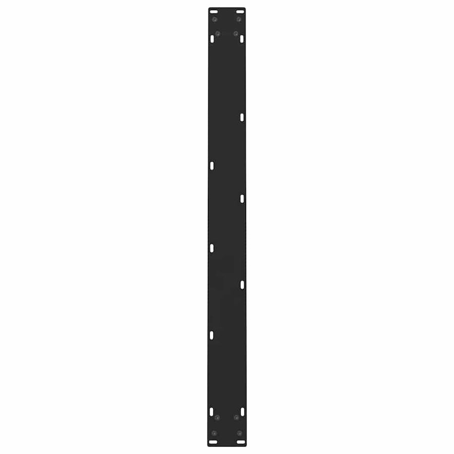 Salontafelpoten 2 st 100x(72-73) cm staal zwart