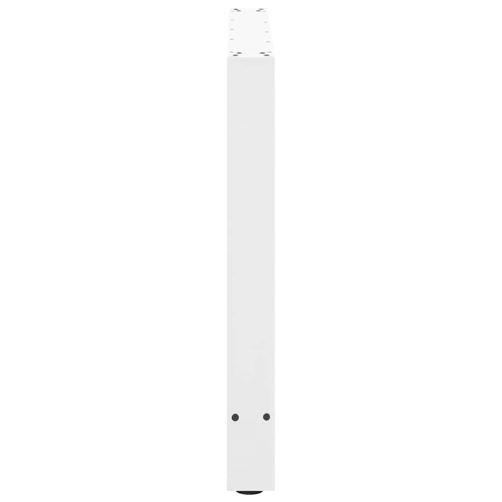 Salontafelpoten 2 st 100x(72-73) cm staal wit