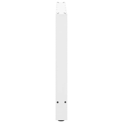 Salontafelpoten 2 st 100x(72-73) cm staal wit