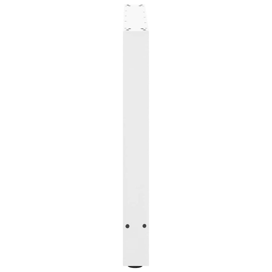 Salontafelpoten 2 st 100x(72-73) cm staal wit