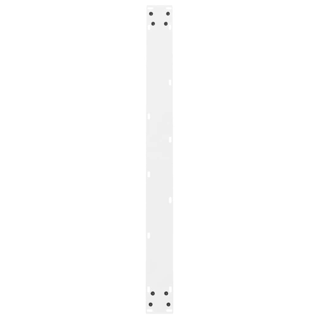 Salontafelpoten 2 st 100x(72-73) cm staal wit