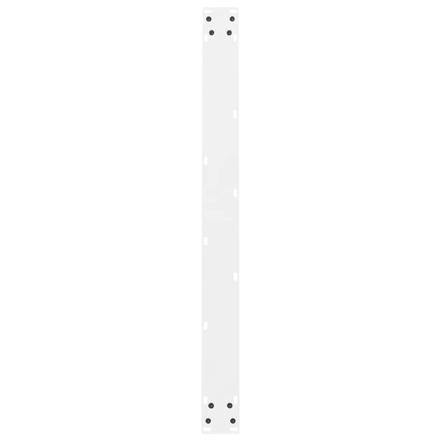 Salontafelpoten 2 st 100x(72-73) cm staal wit
