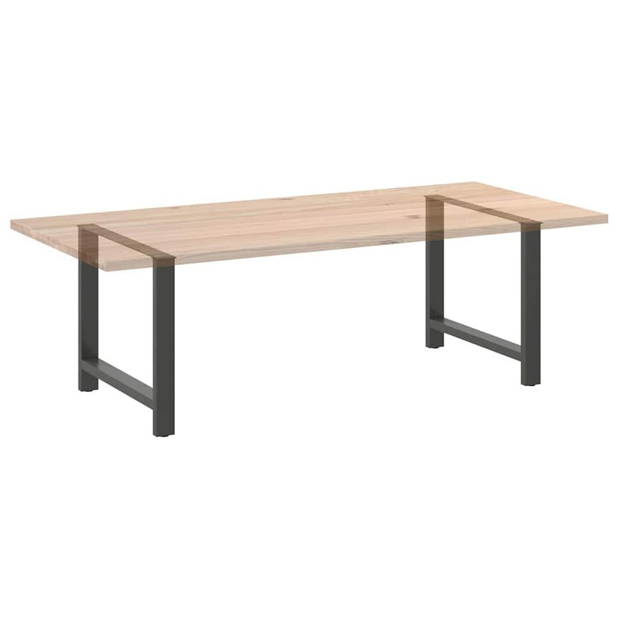 Salontafelpoten Staal Antraciet 100 x (72-73) cm