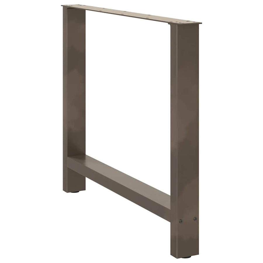 Salontafelpoten Staal Naturel 100 x (72-73) cm