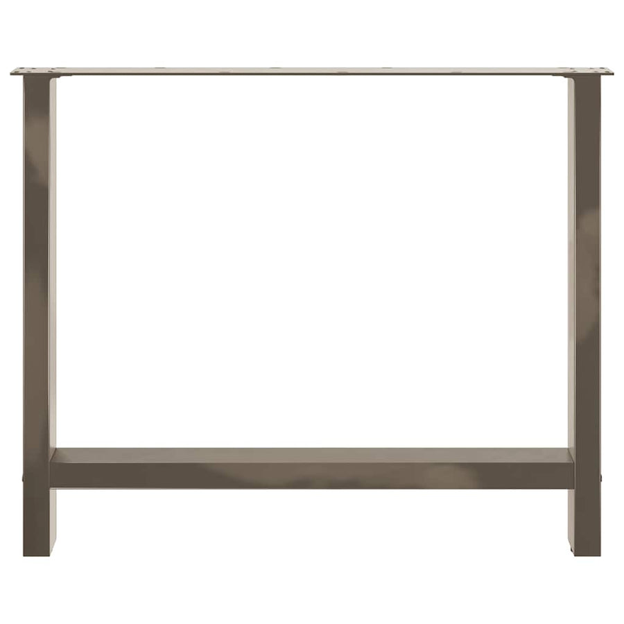 Salontafelpoten Staal Naturel 100 x (72-73) cm