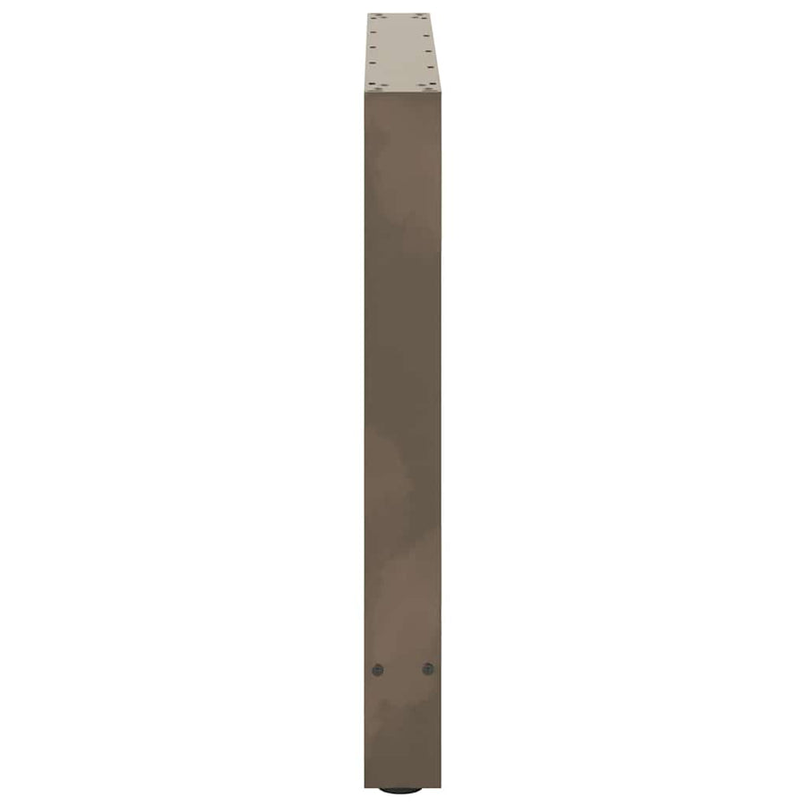 Salontafelpoten Staal Naturel 100 x (72-73) cm