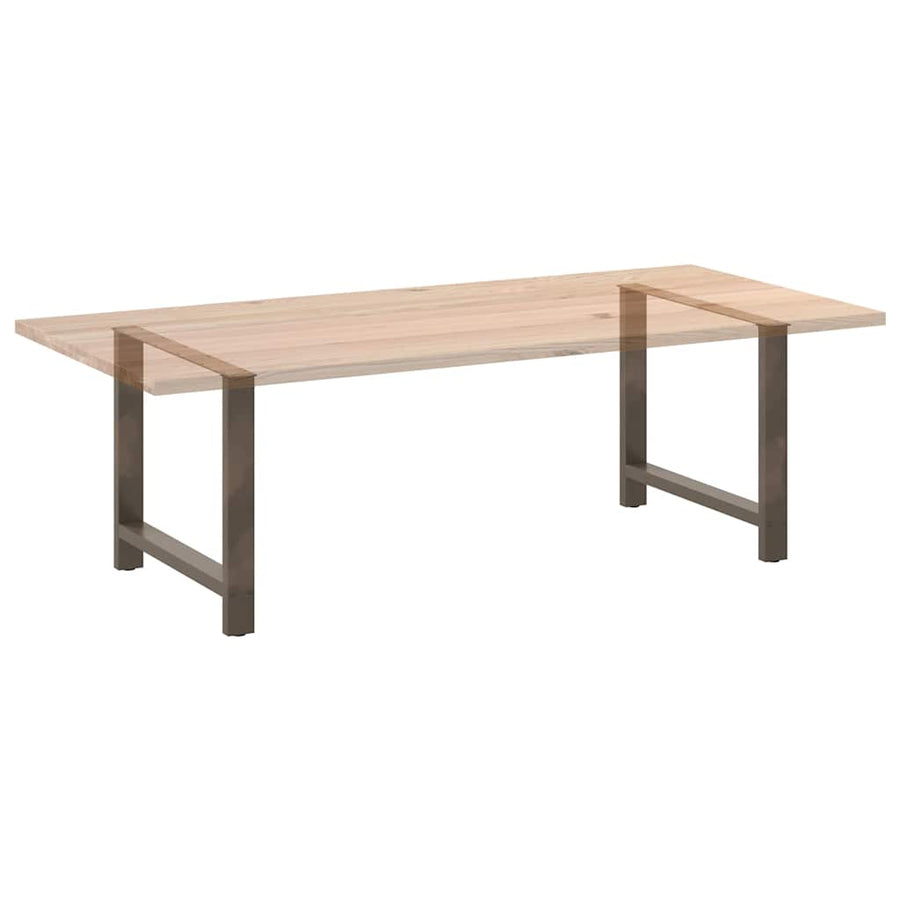 Salontafelpoten Staal Naturel 100 x (72-73) cm
