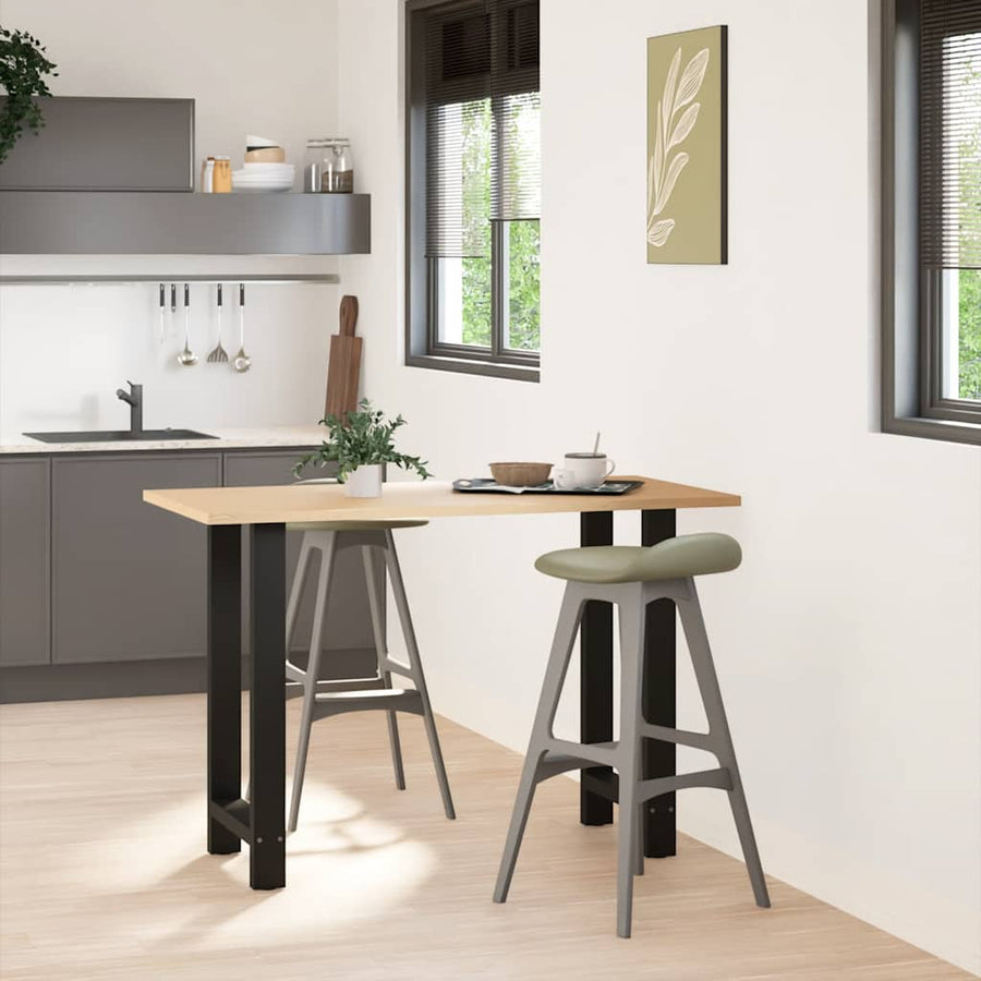Bartafelpoten 2 st 40x(90-91) cm staal zwart