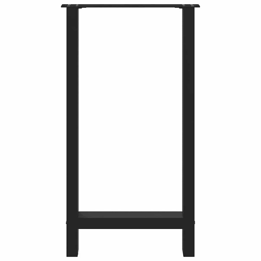 Bartafelpoten 2 st 40x(90-91) cm staal zwart
