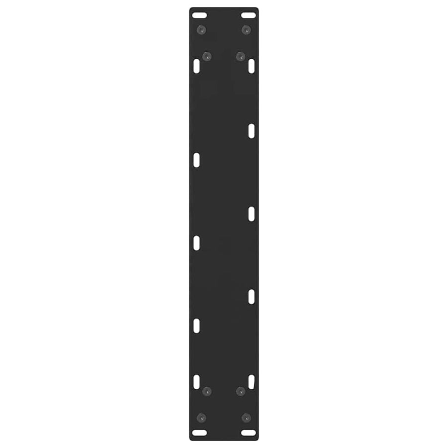 Bartafelpoten 2 st 40x(90-91) cm staal zwart