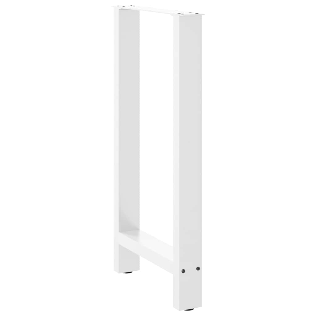 Bartafelpoten 2 st 40x(90-91) cm staal wit