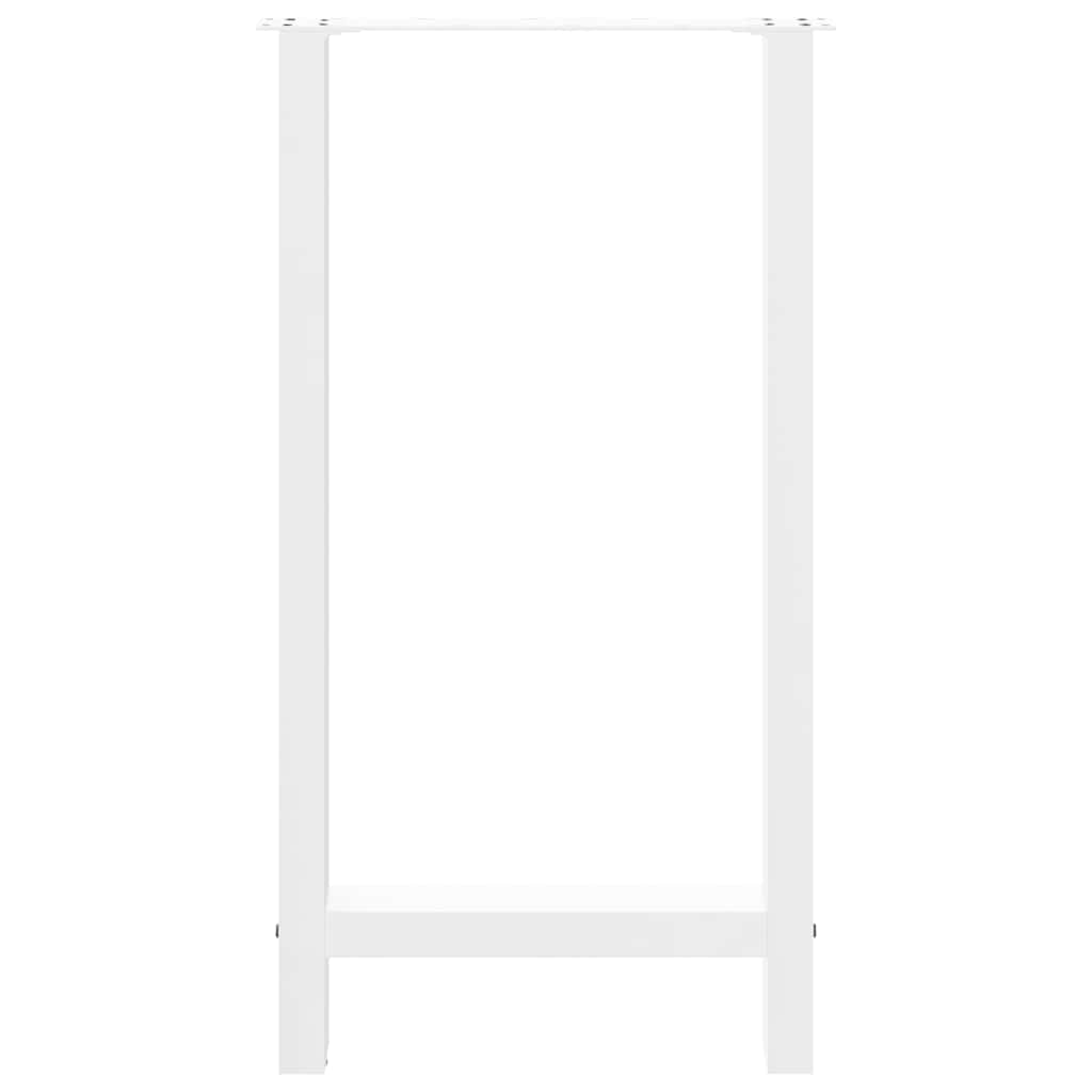 Bartafelpoten 2 st 40x(90-91) cm staal wit