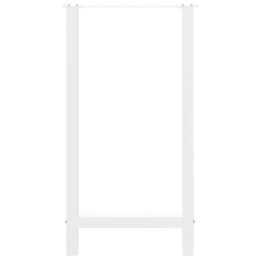 Bartafelpoten 2 st 40x(90-91) cm staal wit