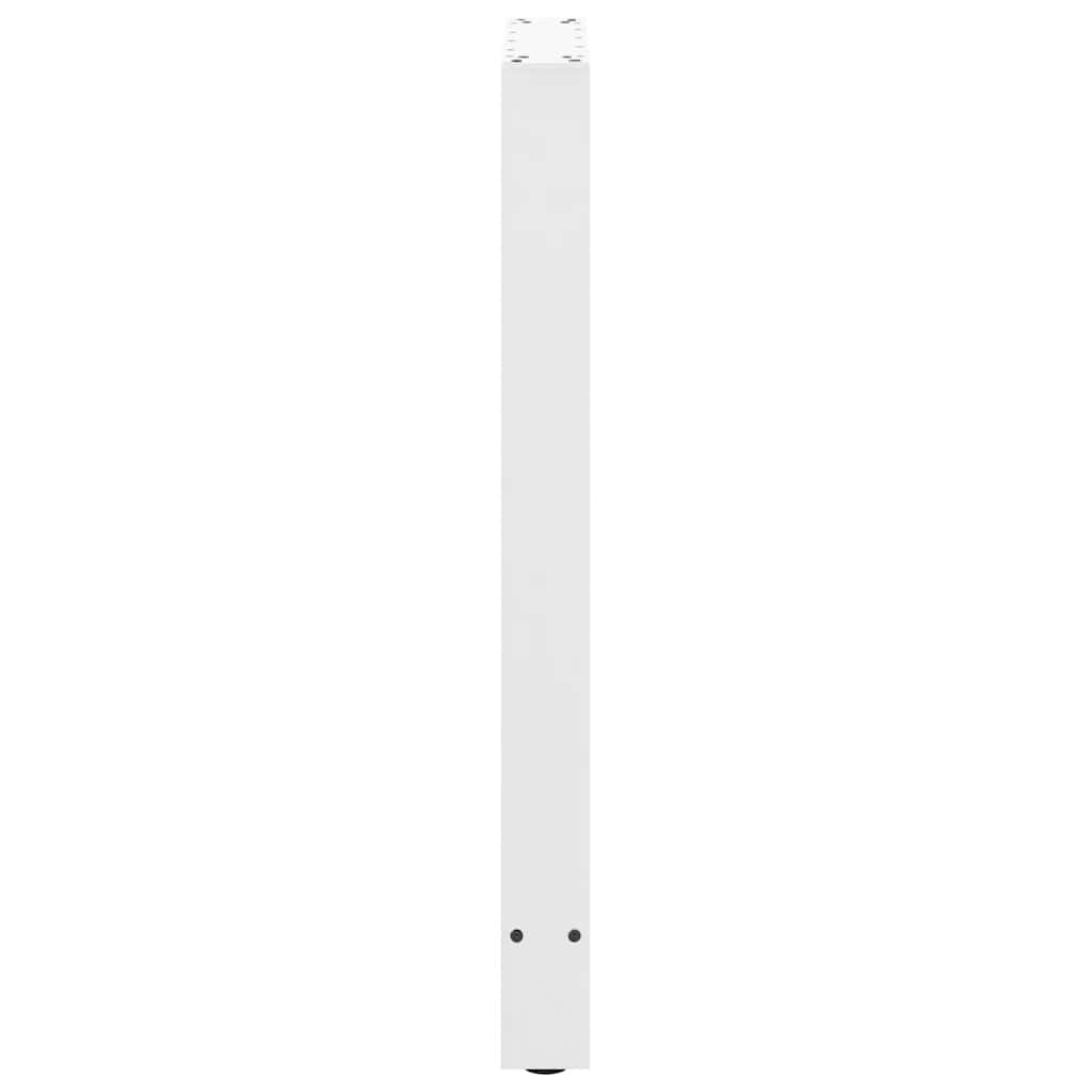 Bartafelpoten 2 st 40x(90-91) cm staal wit
