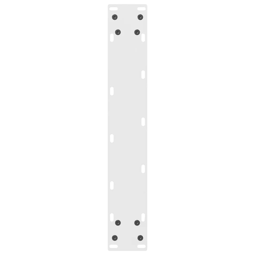 Bartafelpoten 2 st 40x(90-91) cm staal wit