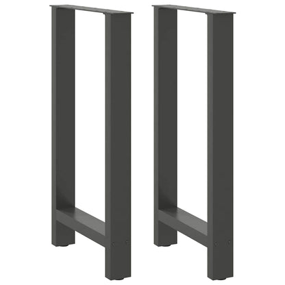 Bartafelpoten 2 st 40x(90-91) cm staal antraciet