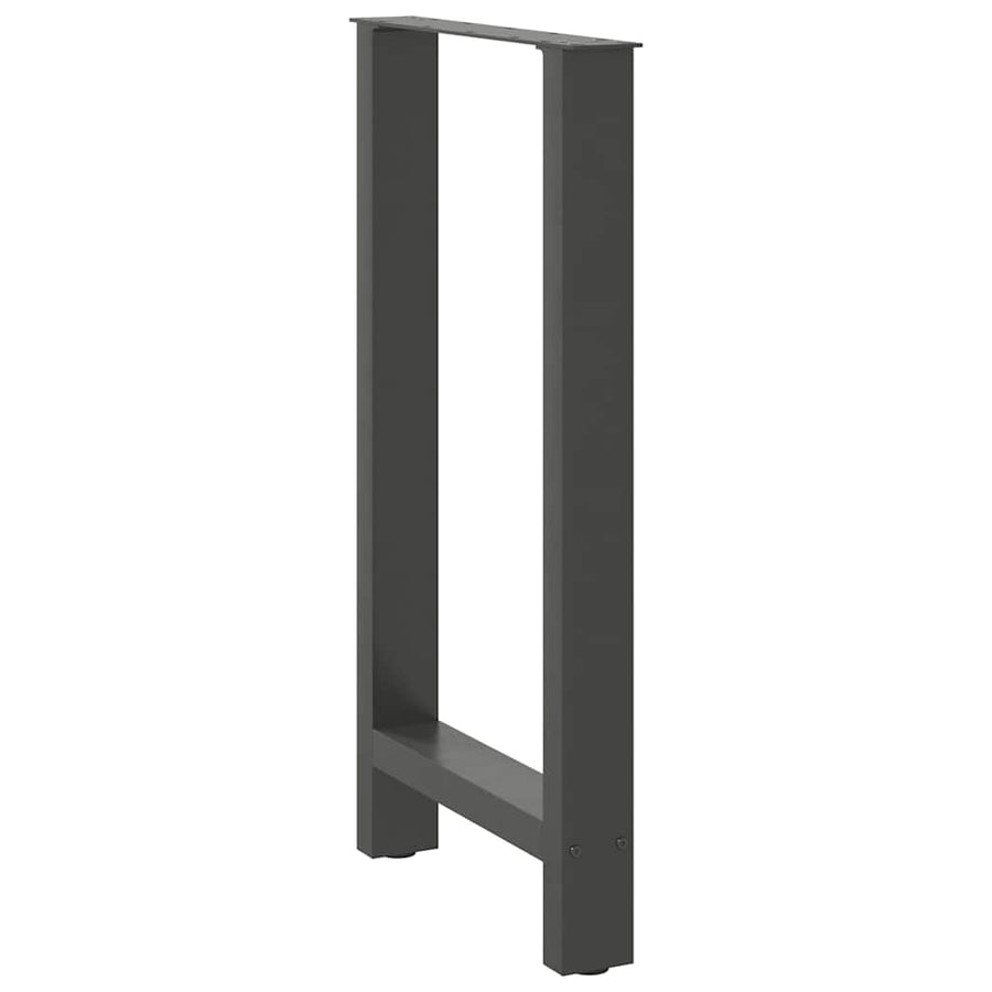 Bartafelpoten 2 st 40x(90-91) cm staal antraciet