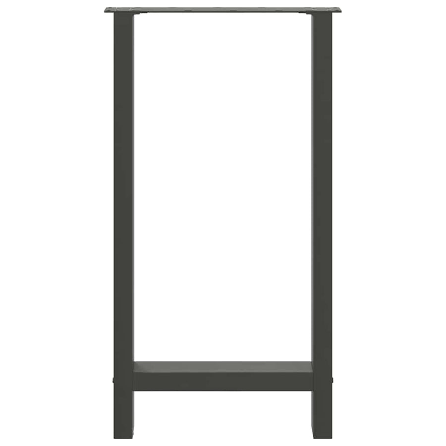 Bartafelpoten 2 st 40x(90-91) cm staal antraciet