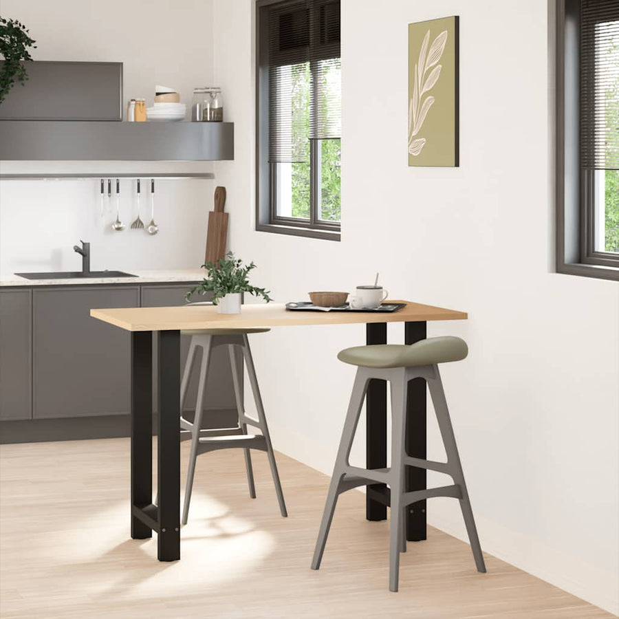 Bartafelpoten 2 st 50x(90-91) cm staal zwart